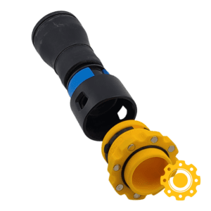 Magnetic adapter converting Fein and Cen-Tec Quick Click tool connectors to the HoseJoy magnetic hose connector system