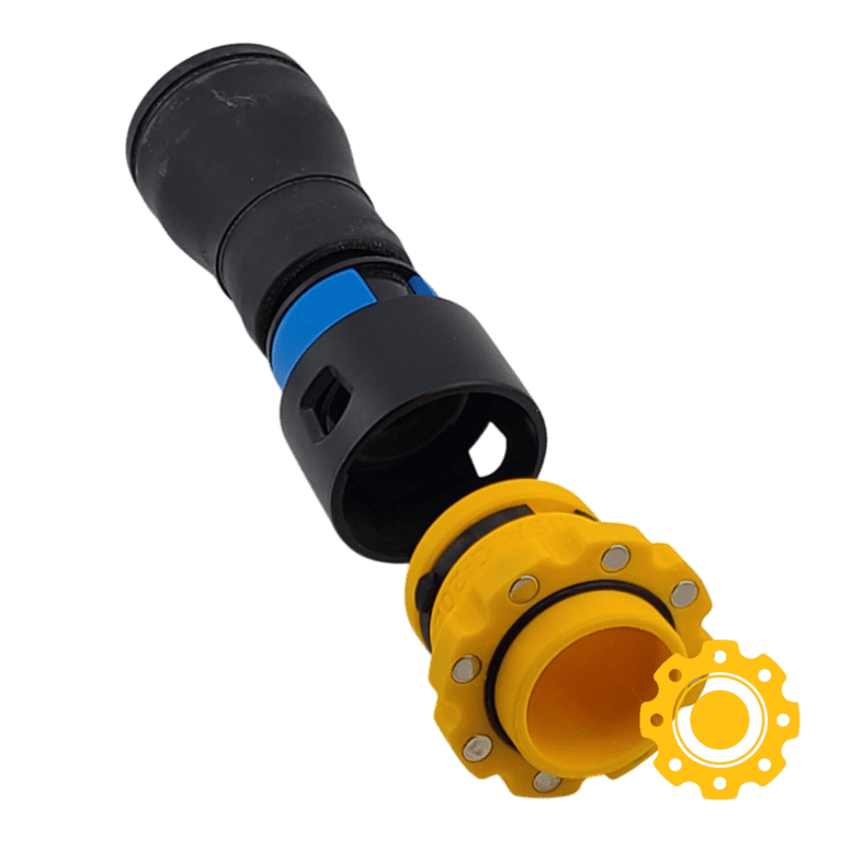 Magnetic adapter converting Fein and Cen-Tec Quick Click tool connectors to the HoseJoy magnetic hose connector system