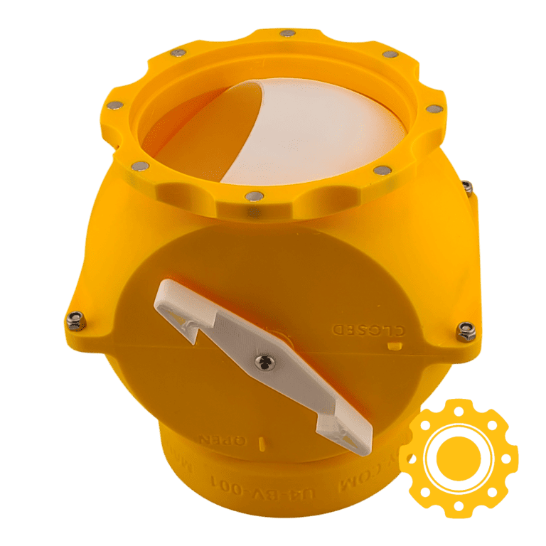 4 inch magnetic ball valve blast gate for woodworking dust collection with airtight airflow control